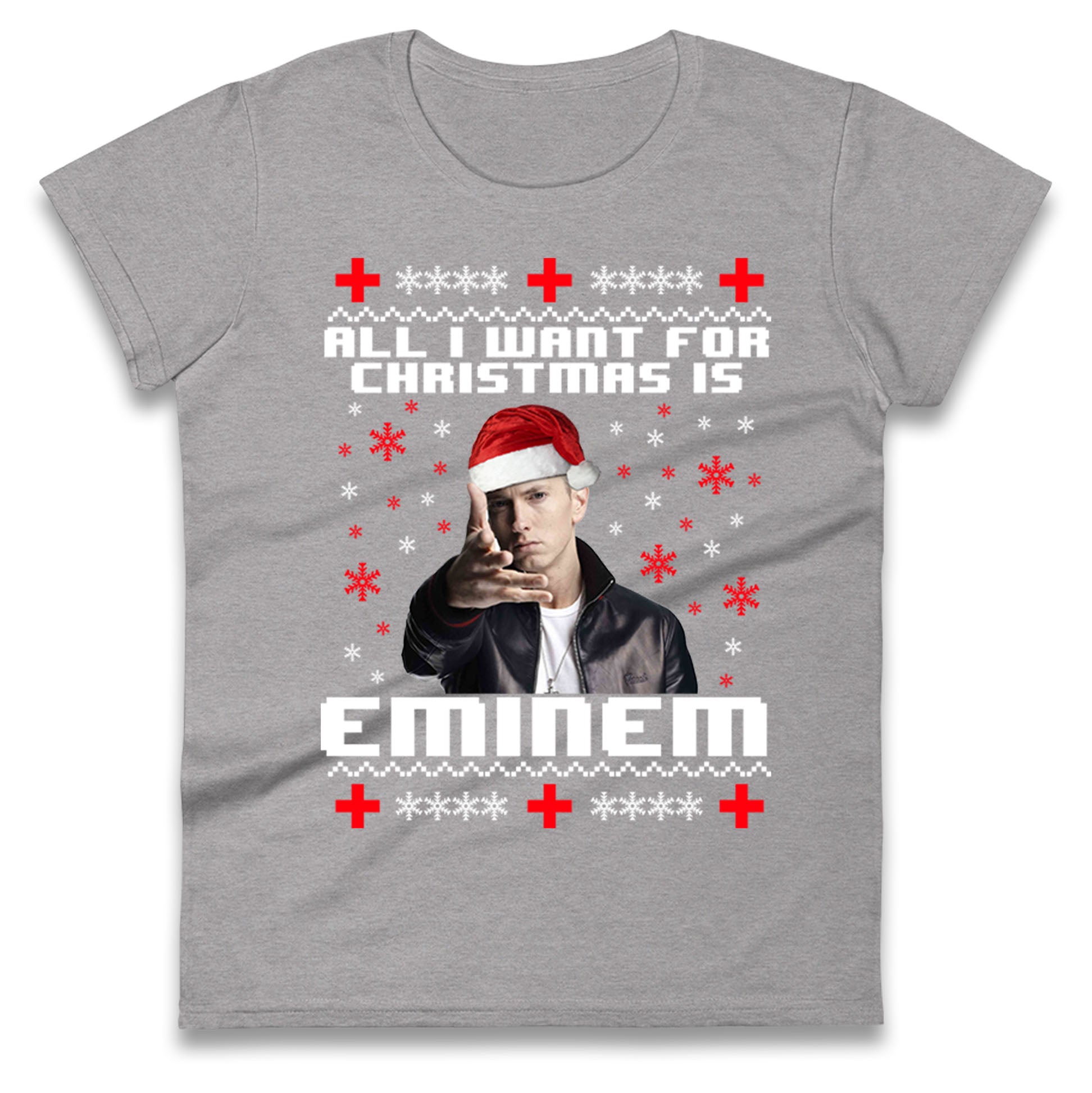 eminem christmas womens top