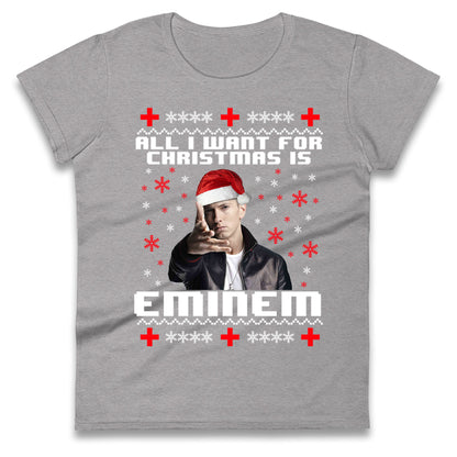 eminem christmas womens top