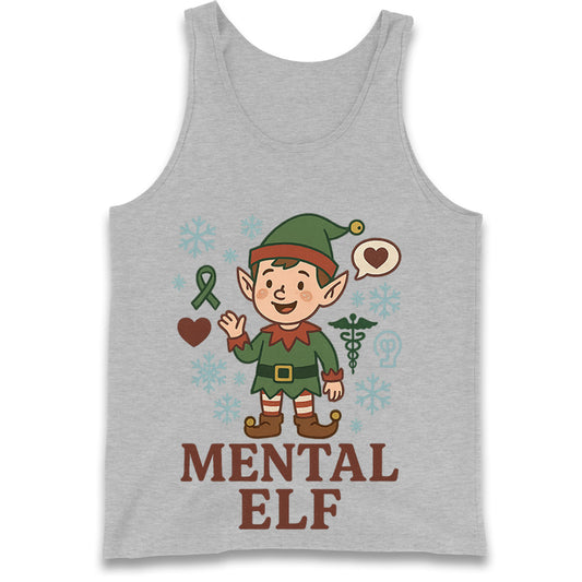 Mental Health Christmas Tank Top