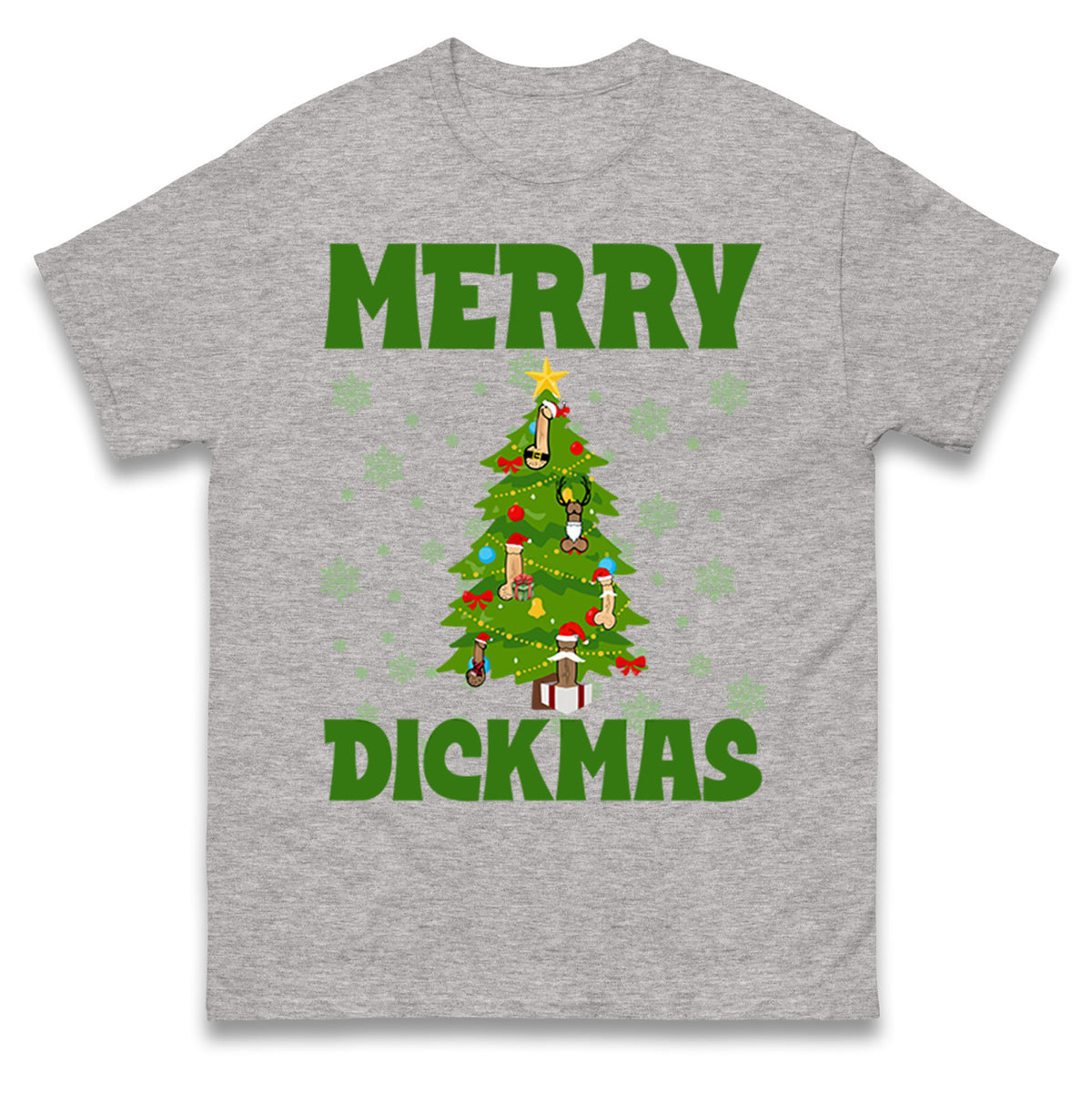 Merry Dickmas Funny Christmas T Shirt
