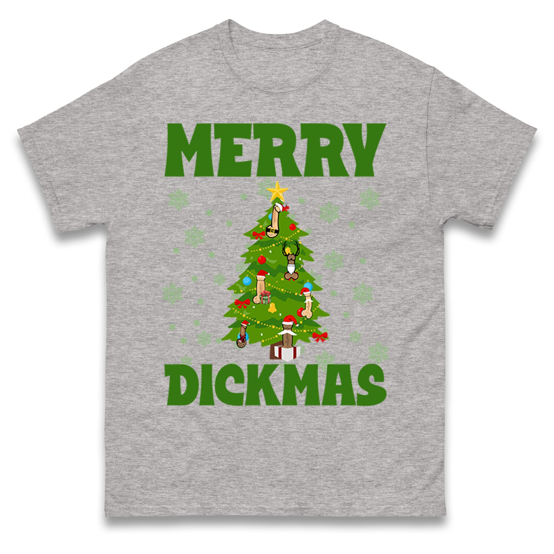 Merry Dickmas Funny Christmas T Shirt