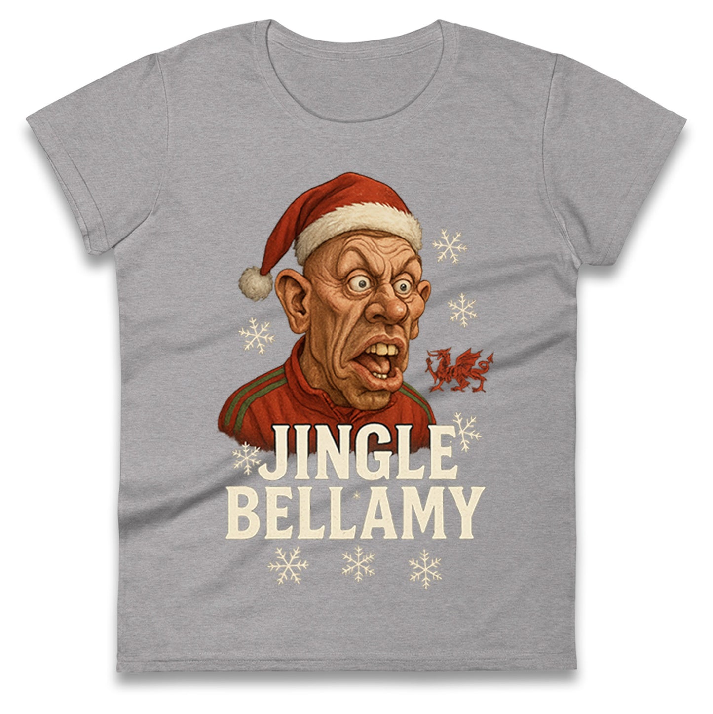 Craig Bellamy Christmas Ladies T Shirt