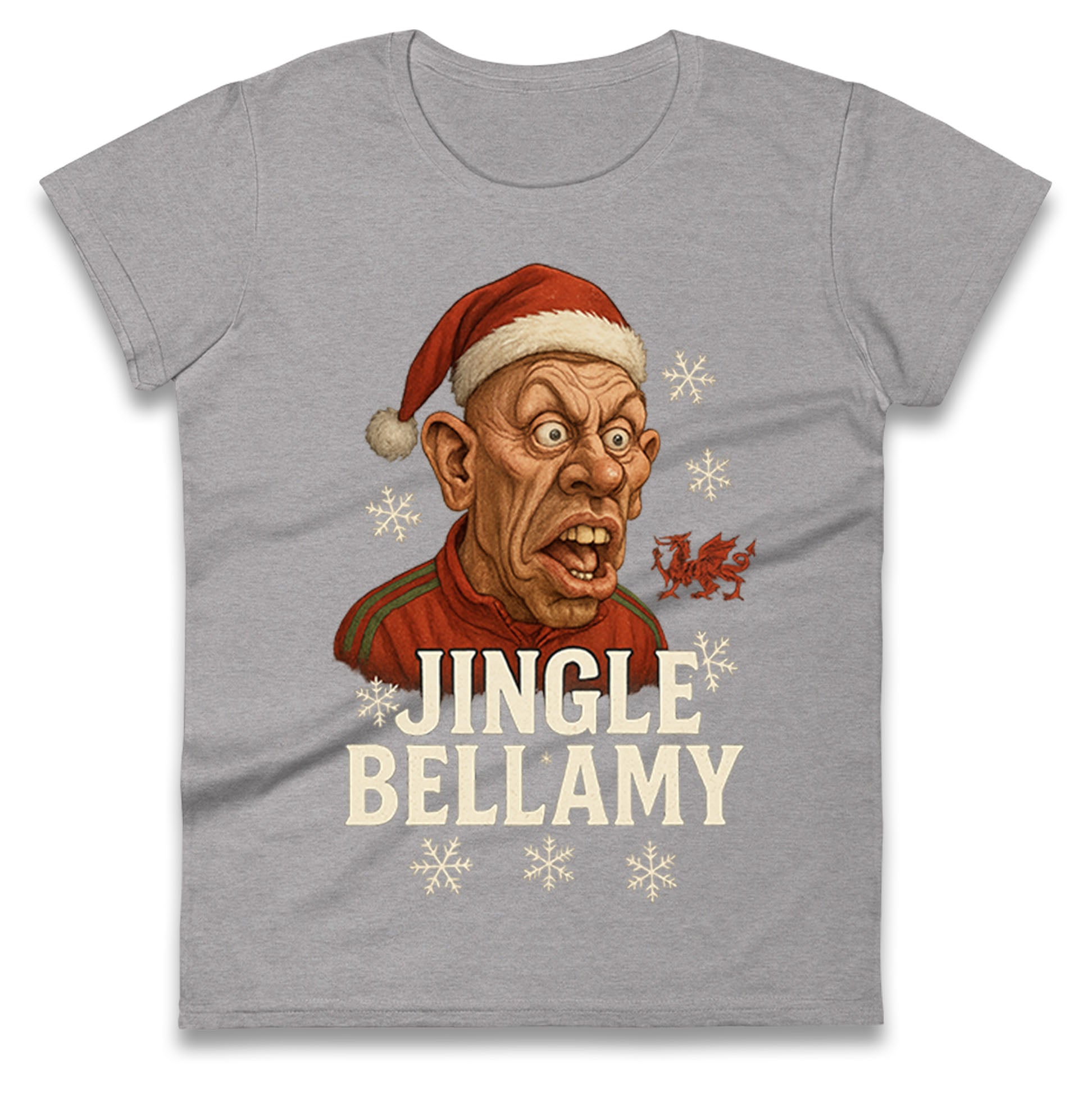 Craig Bellamy Christmas Ladies T Shirt