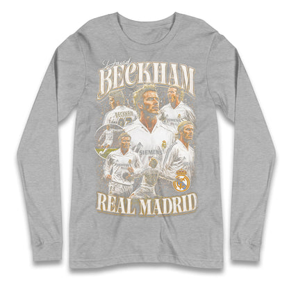 David Beckham Bootleg Longsleeve T Shirt