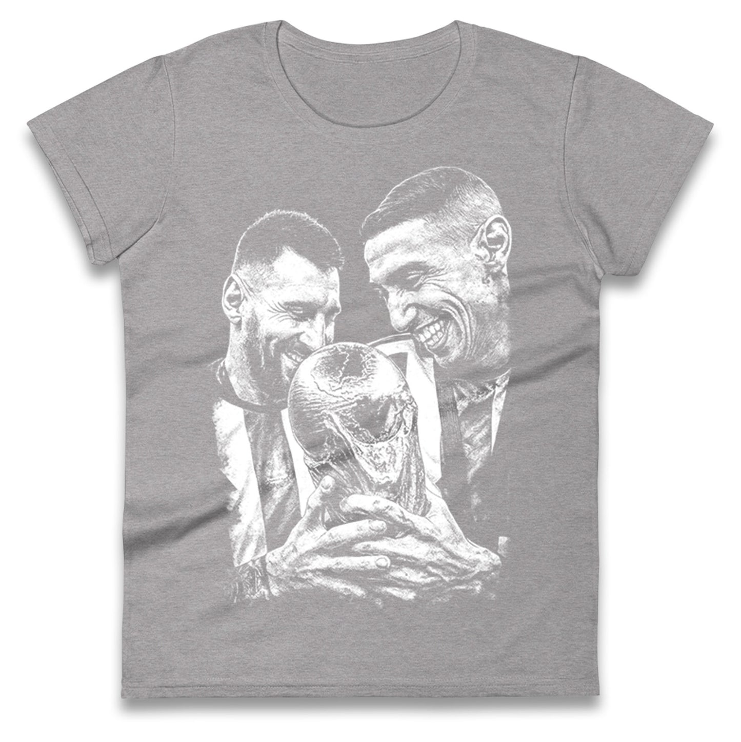 Lionel Messi Angel Di Maria Ladies T Shirt