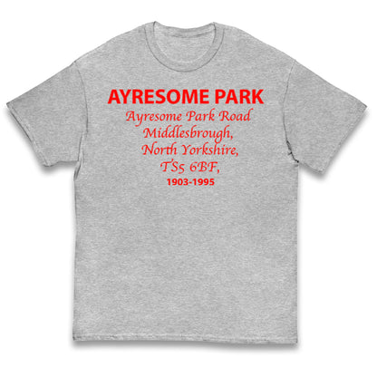 Middlesbrough Ayresome Park Kids T Shirt