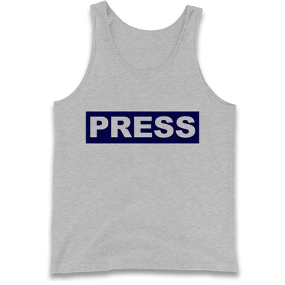 PRESS Palestine Inspired By Journalist Motaz Azaiza Tank Top