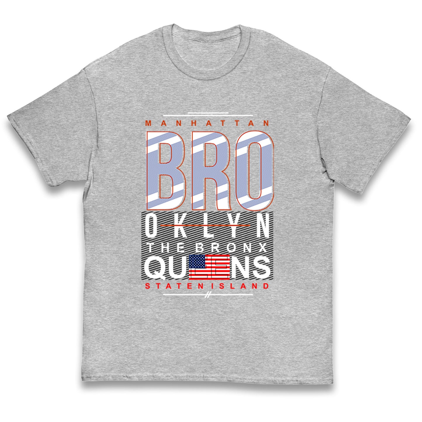 Brooklyn New York State Kids T Shirt