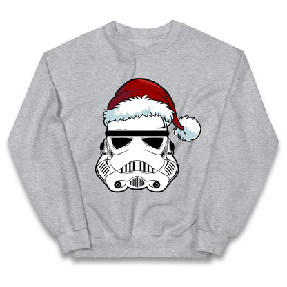 Stormtrooper Santa Christmas Kids Jumper
