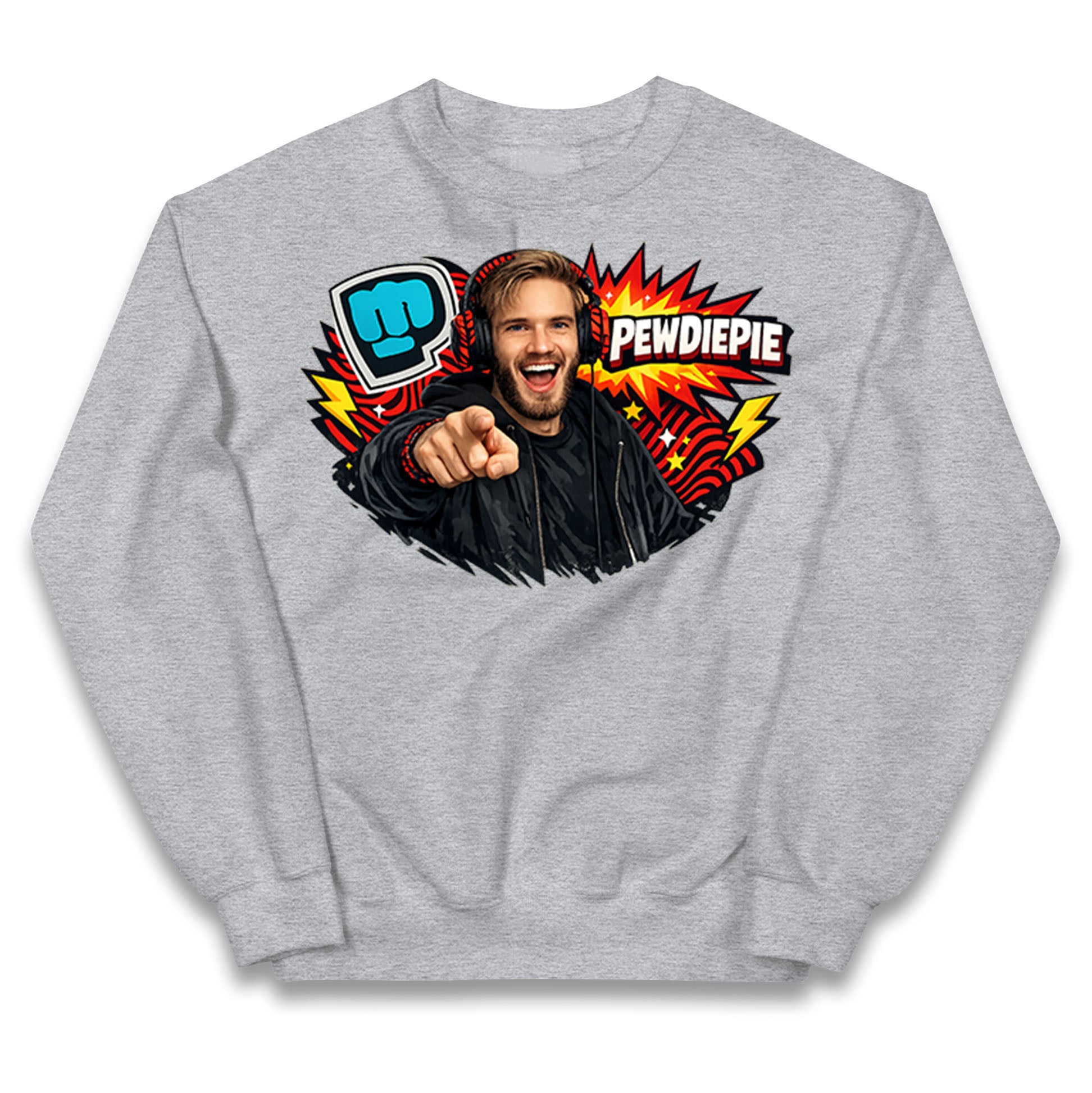 PewDiePie YouTuber Kids Jumper