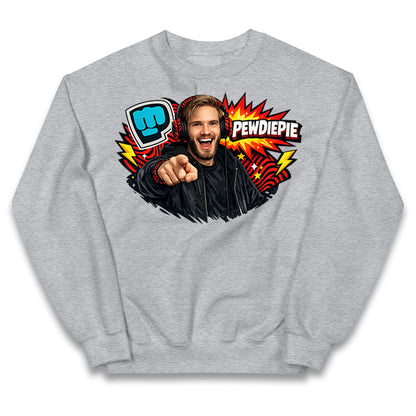 PewDiePie YouTuber Kids Jumper