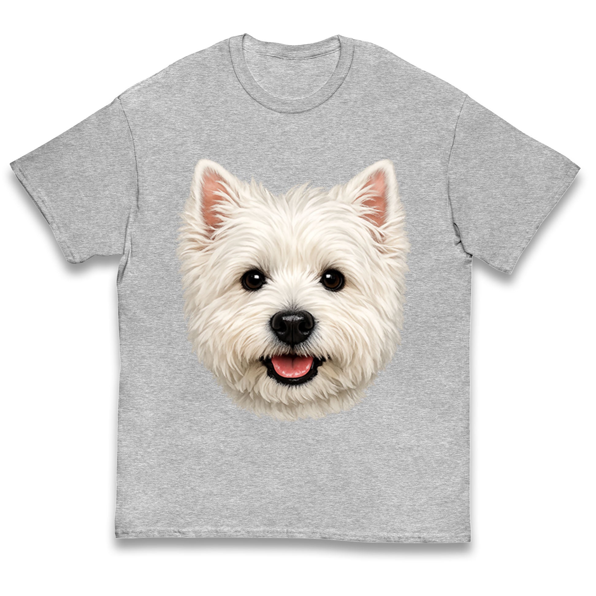 West Highland White Terrier Dog Face Kids T Shirt