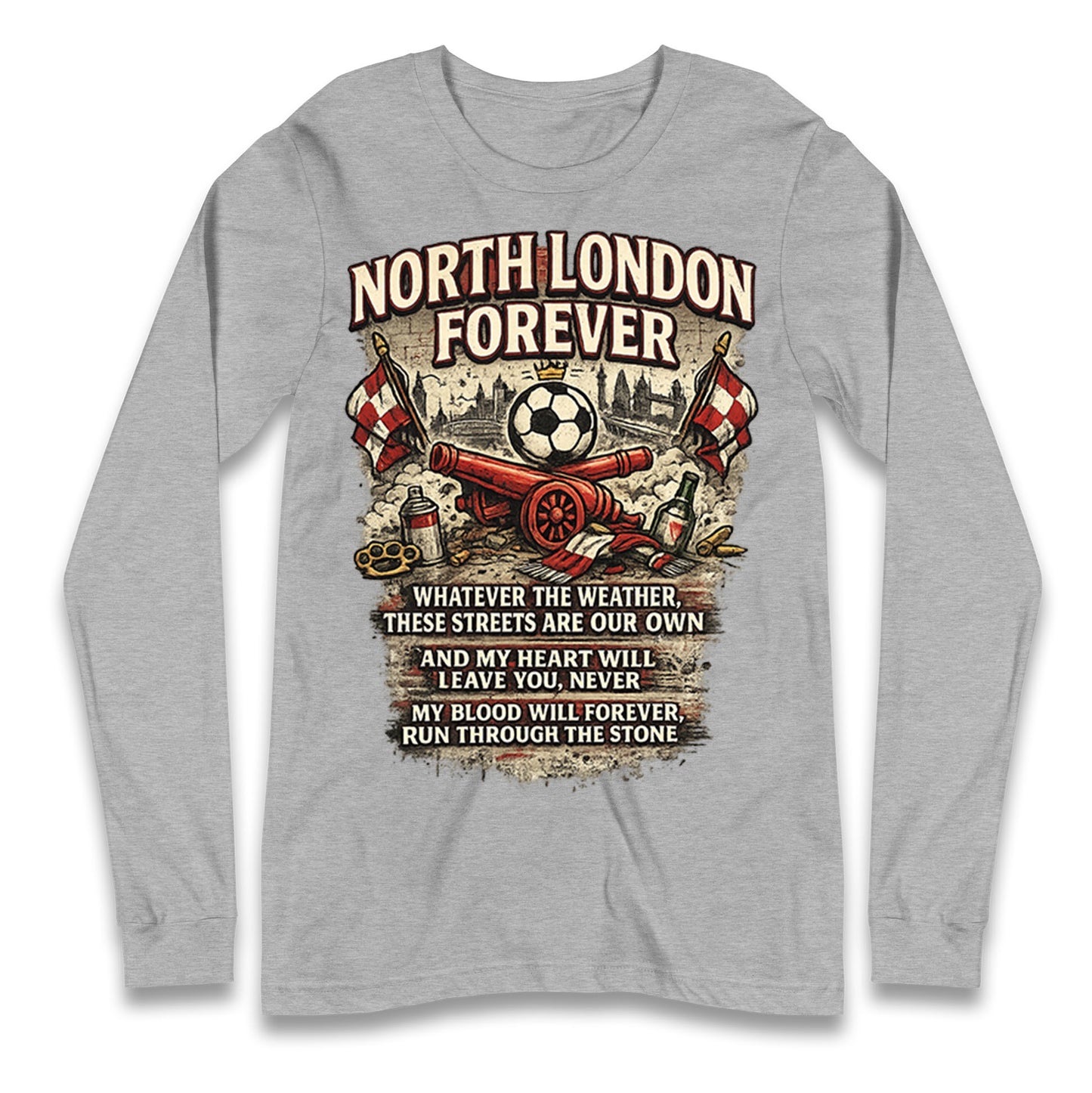 Arsenal North London Forever Longsleeve T Shirt