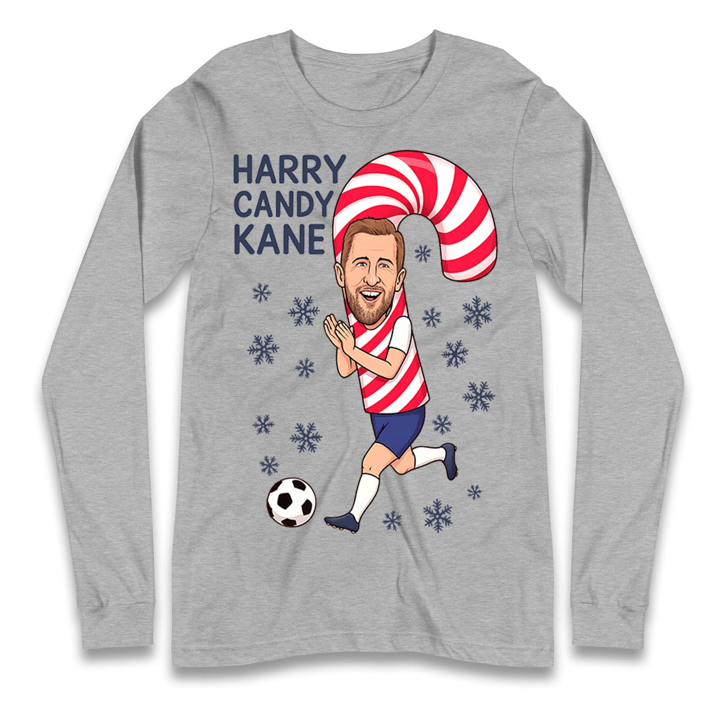 Harry Kane Christmas Longsleeve T Shirt