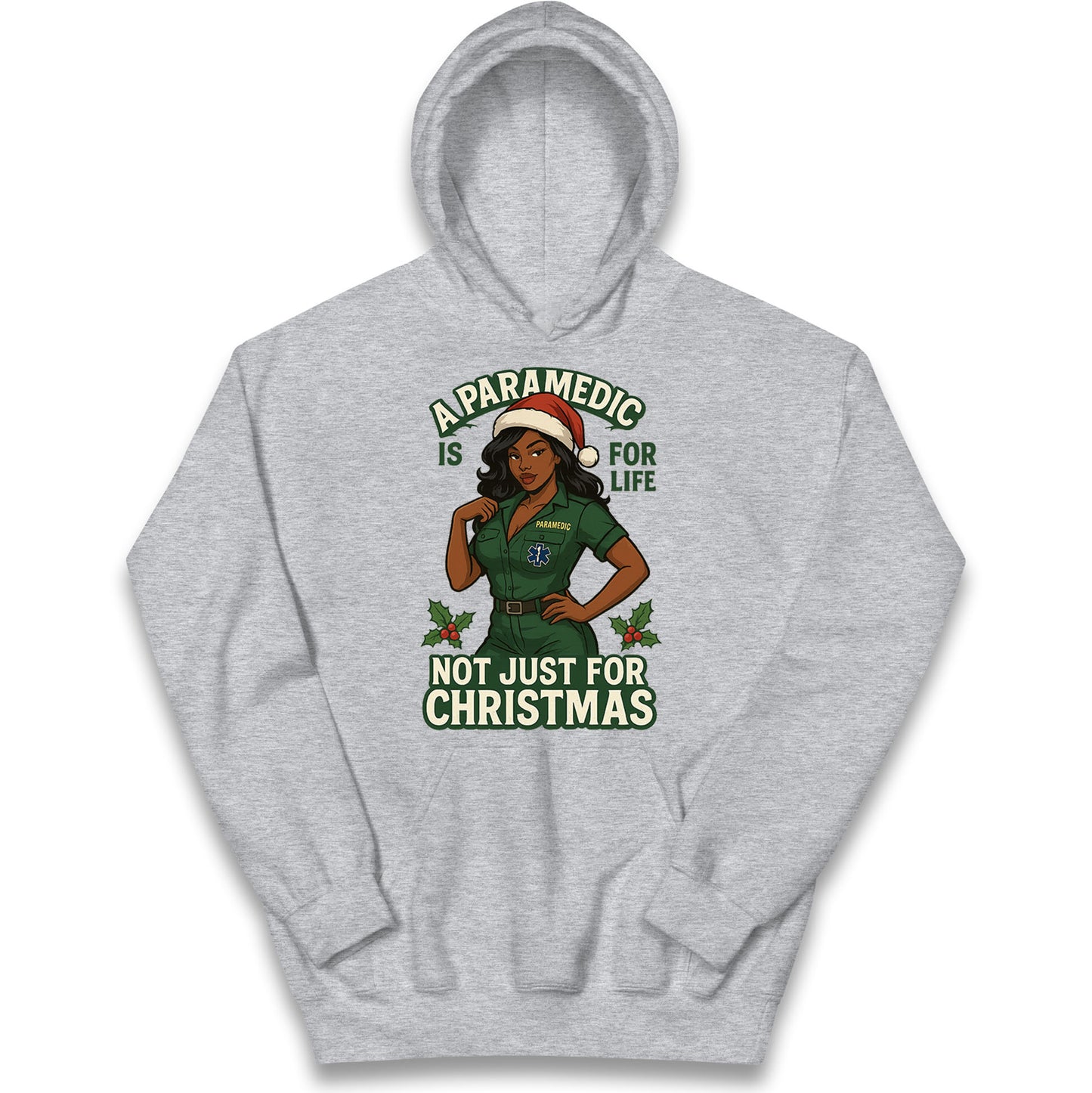 Paramedic Christmas Kids Hoodie
