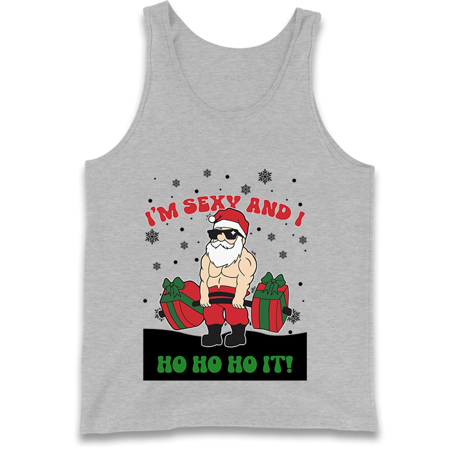 Santa Claus Ho Ho Ho Tank Top