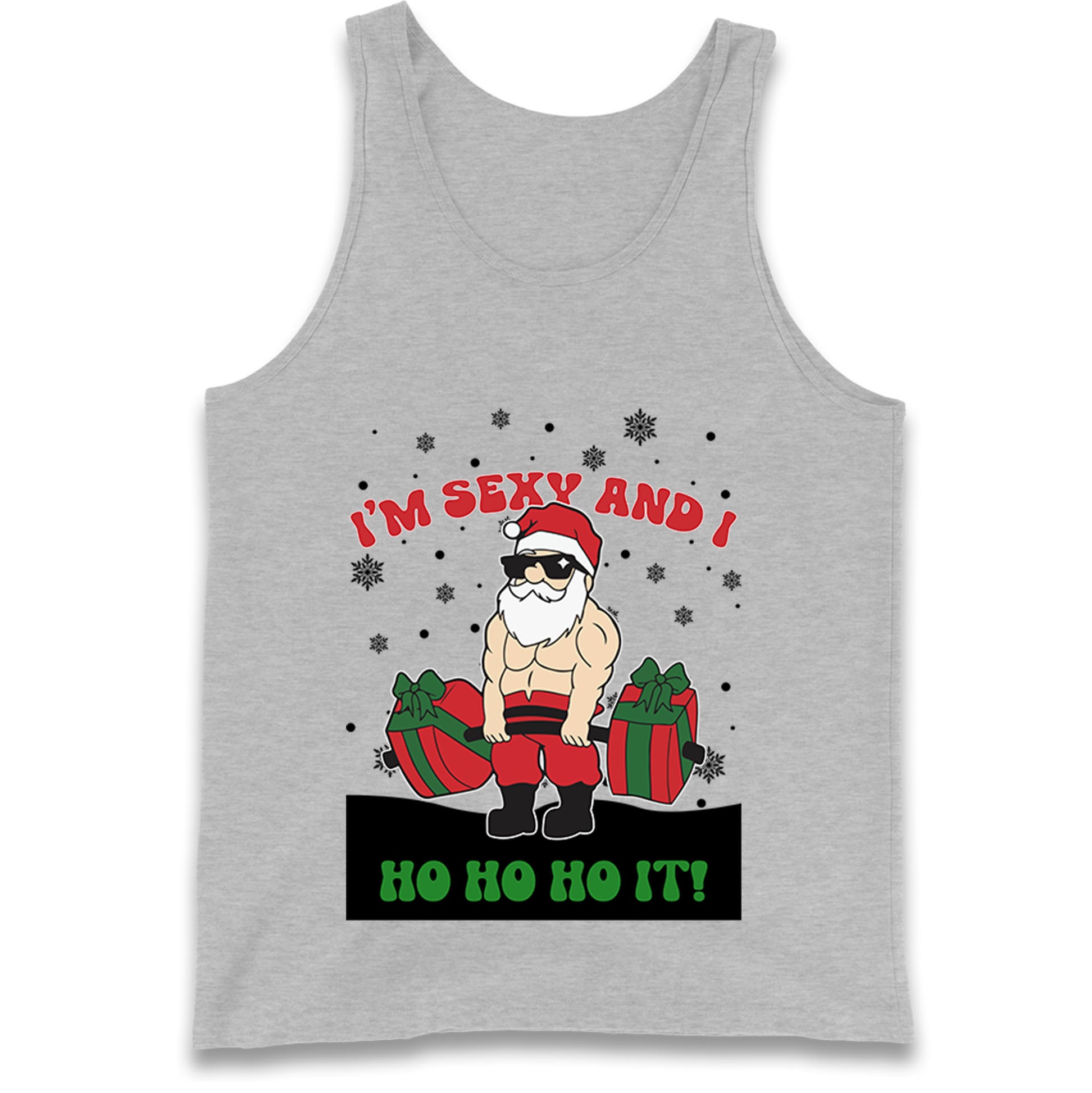 Santa Claus Ho Ho Ho Tank Top