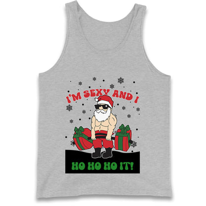 Santa Claus Ho Ho Ho Tank Top