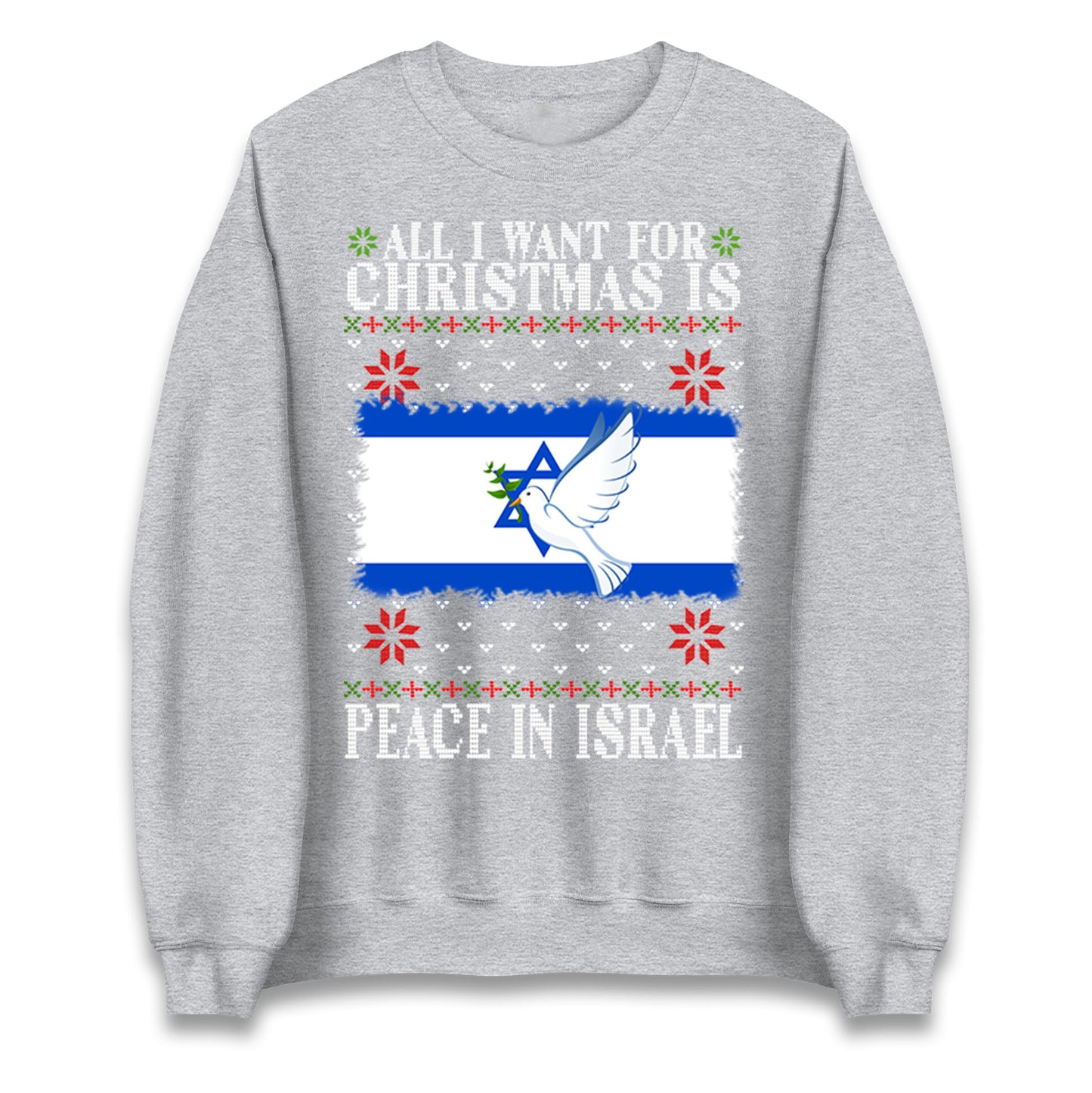 peace in israel sweatshirt