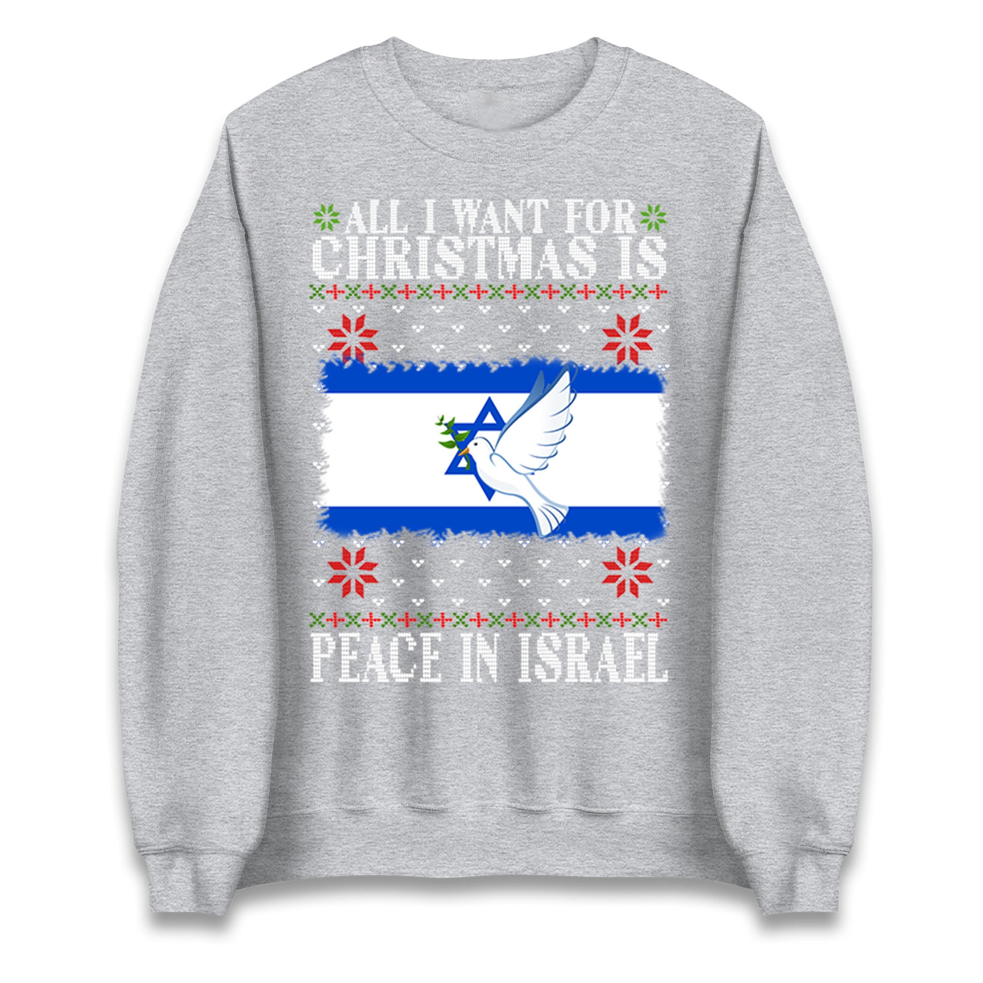 peace in israel sweatshirt