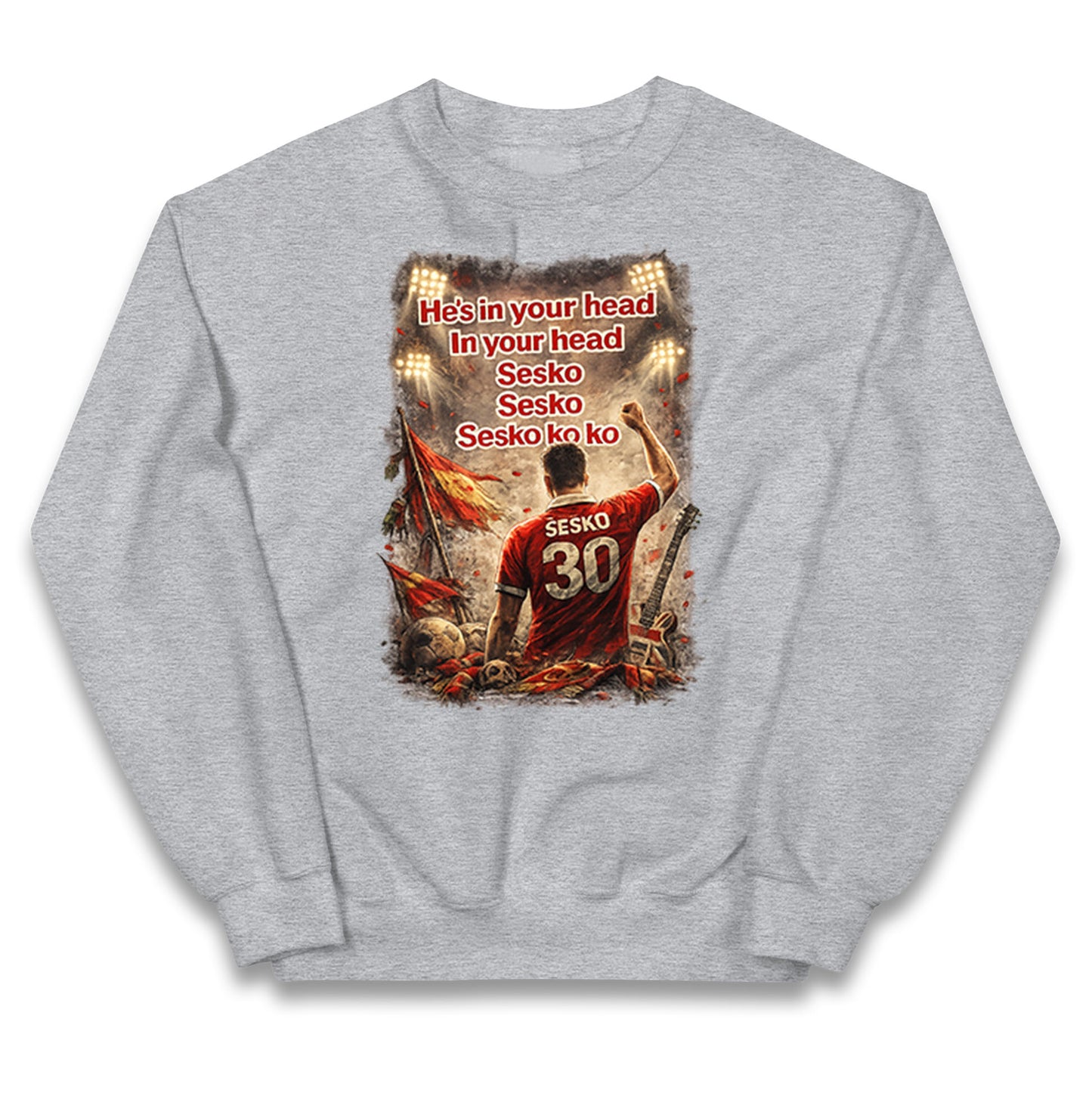 He's in Your Head in Your Head Sesko Sesko Sesko ko ko Kids Jumper