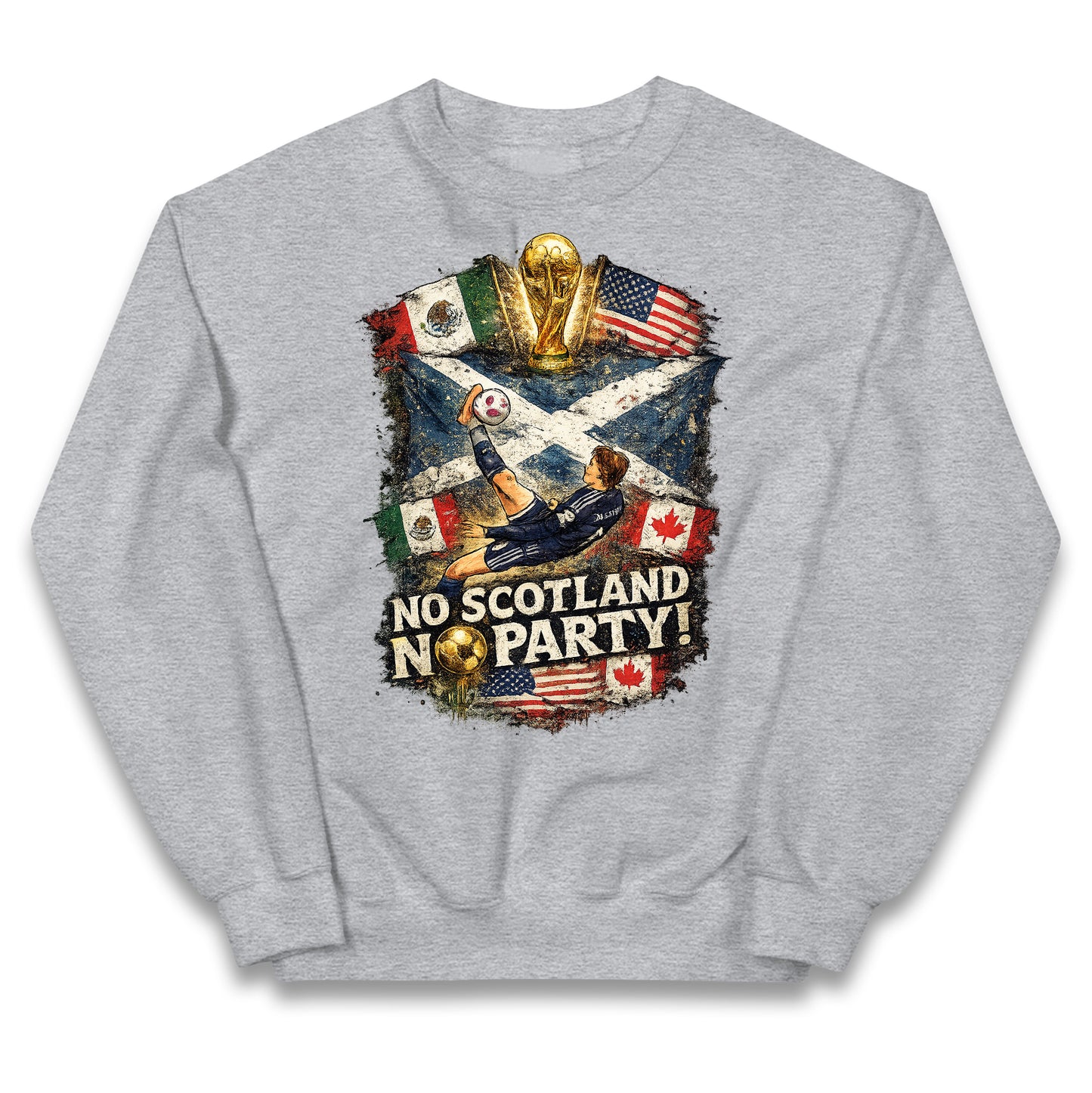 No Scotland No Party World Cup 2026 Kids Jumper