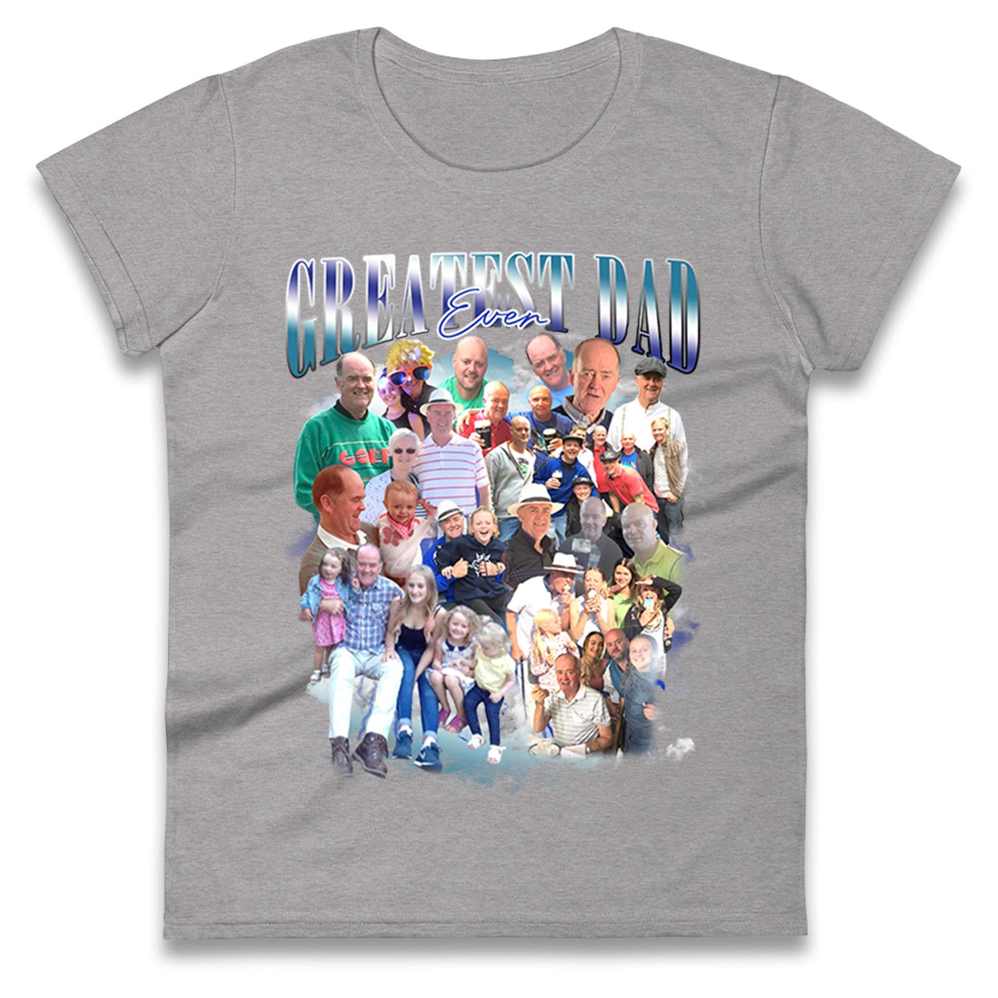 Fathers Day Personalised Ladies T Shirt