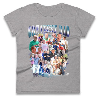 Fathers Day Personalised Ladies T Shirt