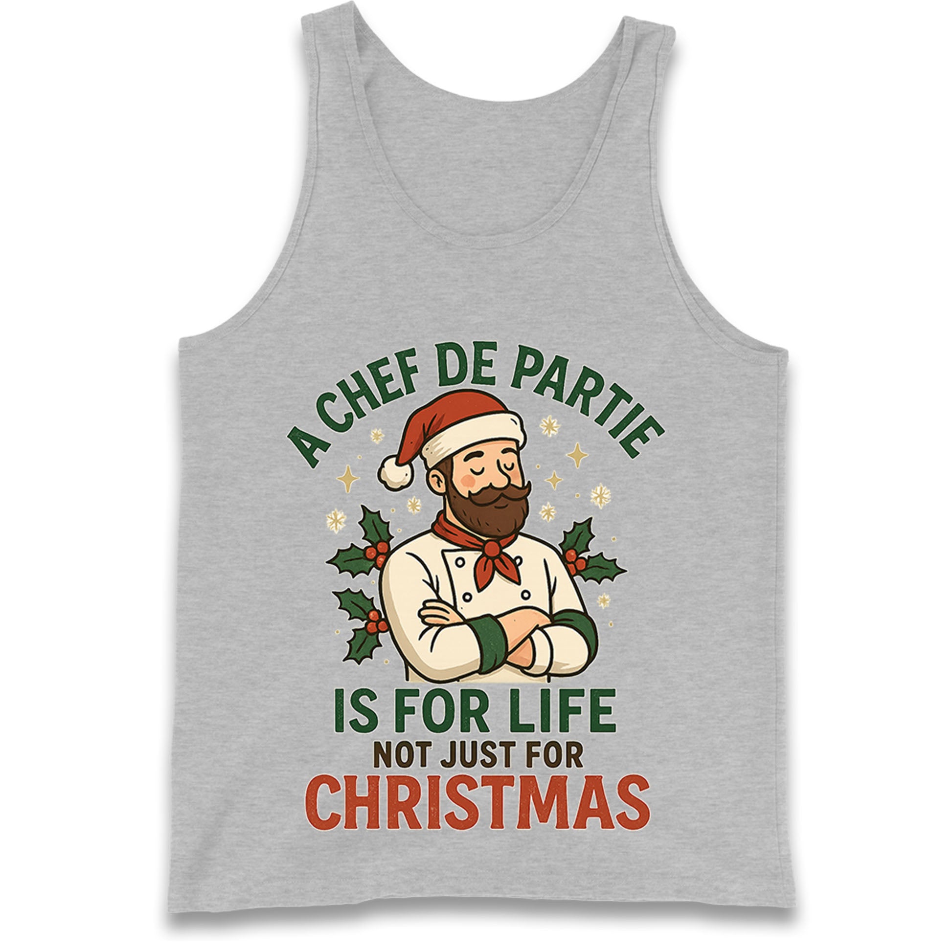 Chef De Partie Christmas Tank Top