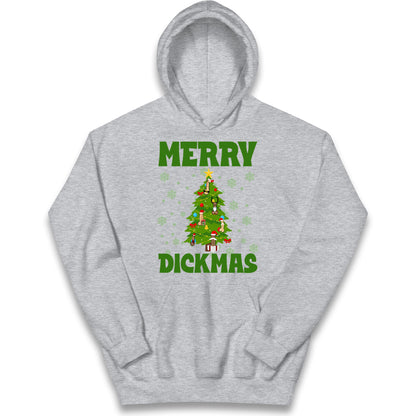 Merry Dickmas Funny Christmas Hoodie