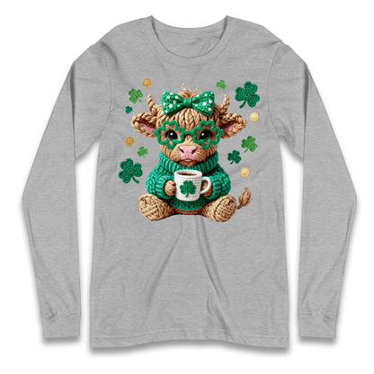 Cute Cow St Patrick Longsleeve Tee