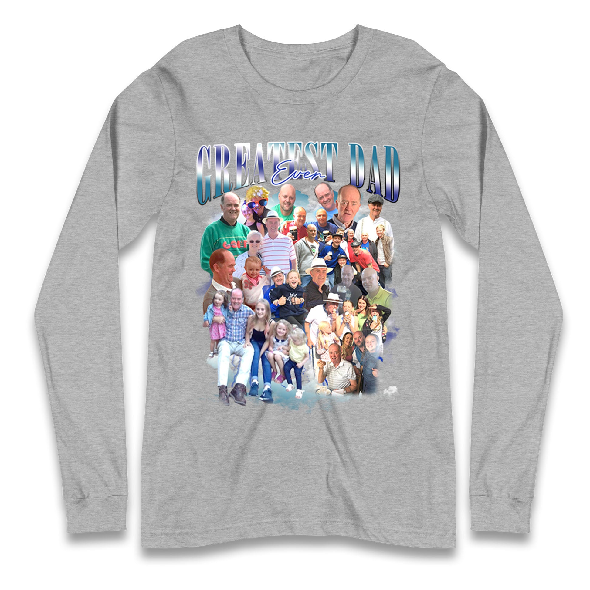 Fathers Day Personalised Longsleeve T Shirt