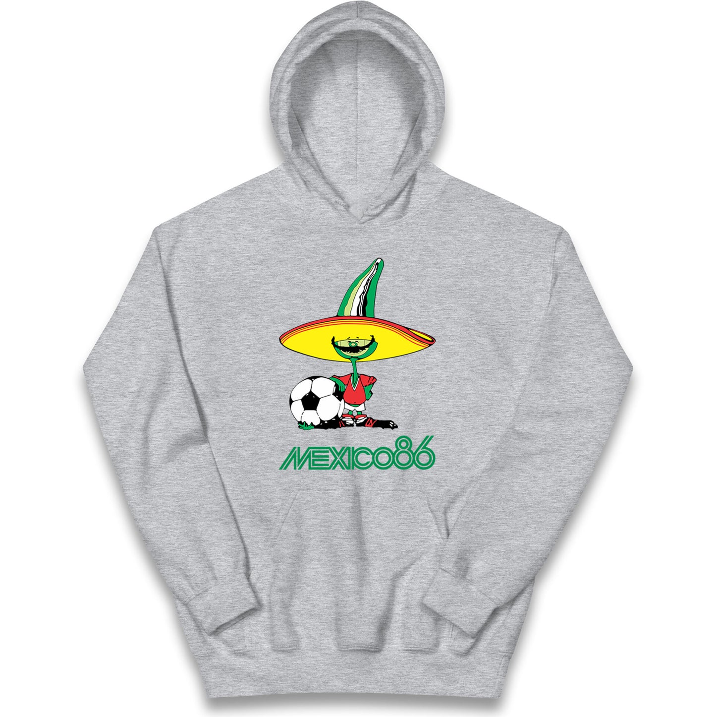 Mexico 86 Mascot Kids Hoodie
