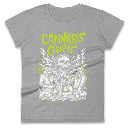 Cannabis Corpse Band Ladies T Shirt