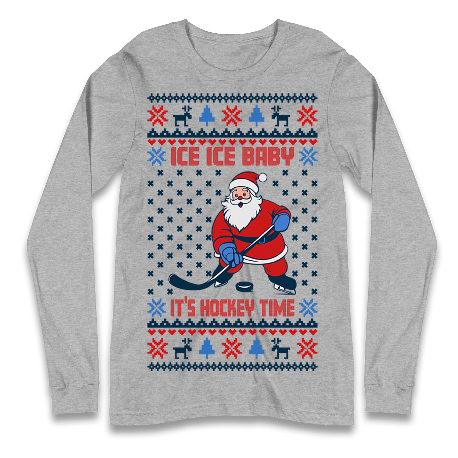 Hockey Christmas Longsleeve T Shirt