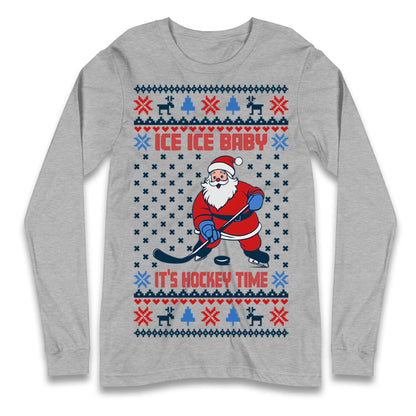 Hockey Christmas Longsleeve T Shirt