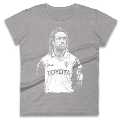 Gabriel Batistuta Ladies T Shirt