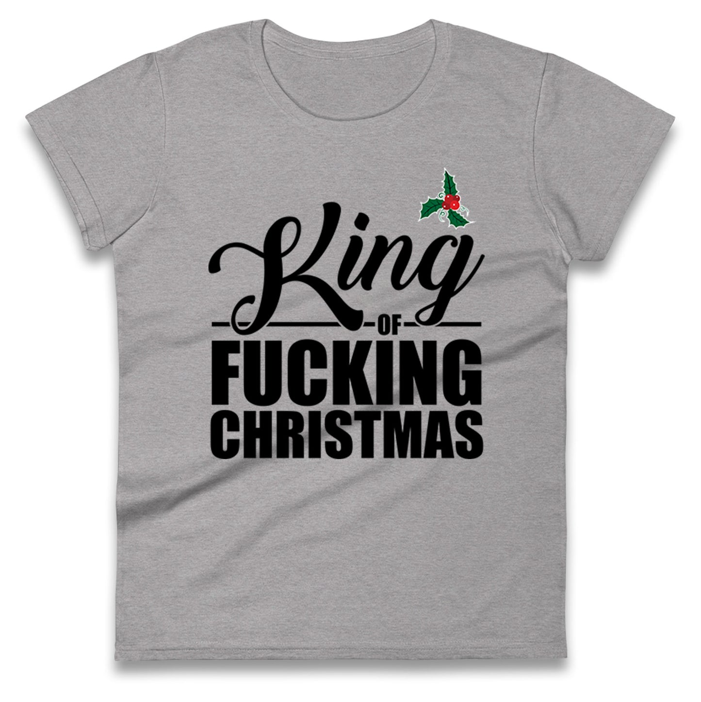 Naughty Christmas Ladies T Shirt
