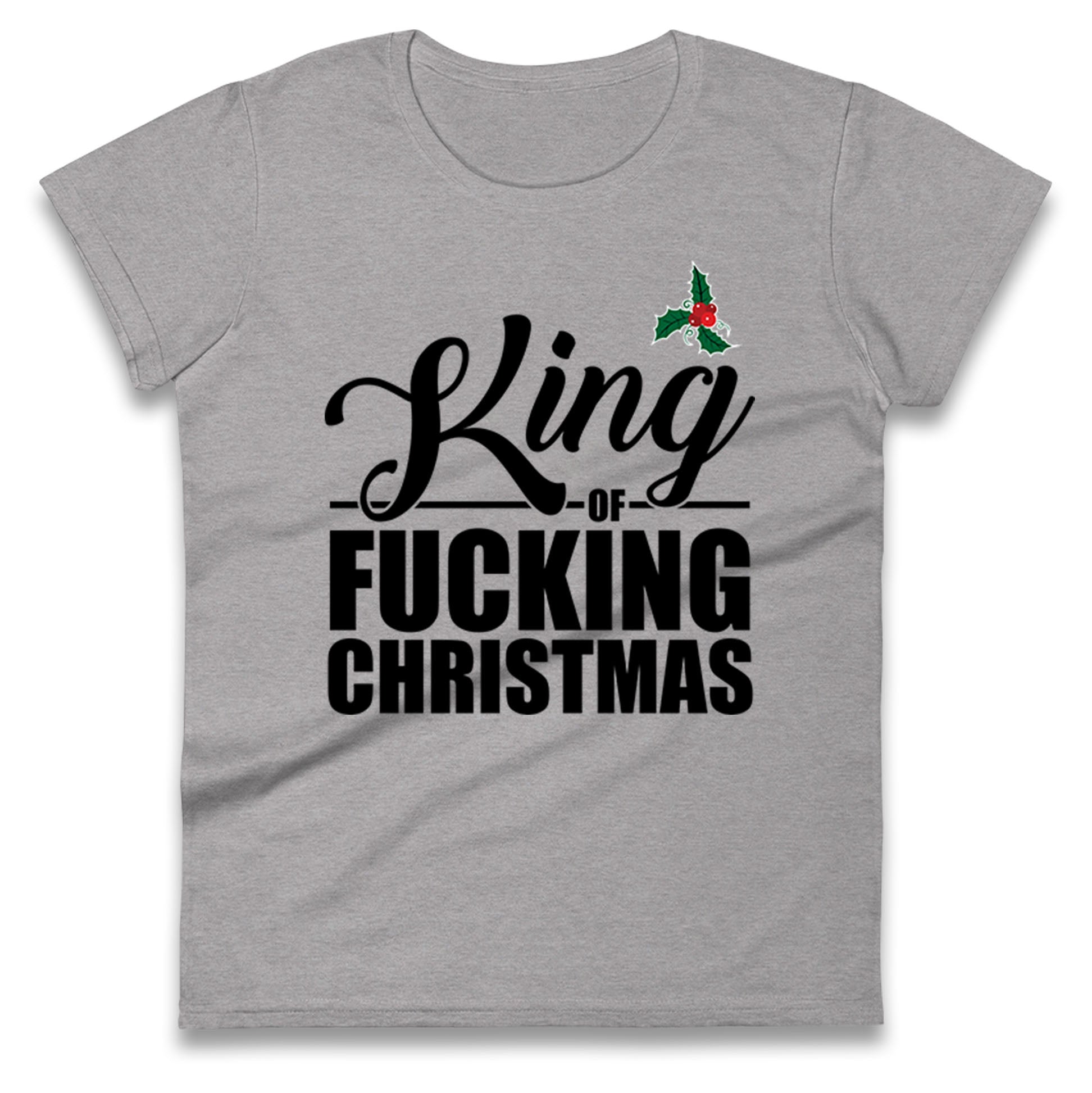 Naughty Christmas Ladies T Shirt