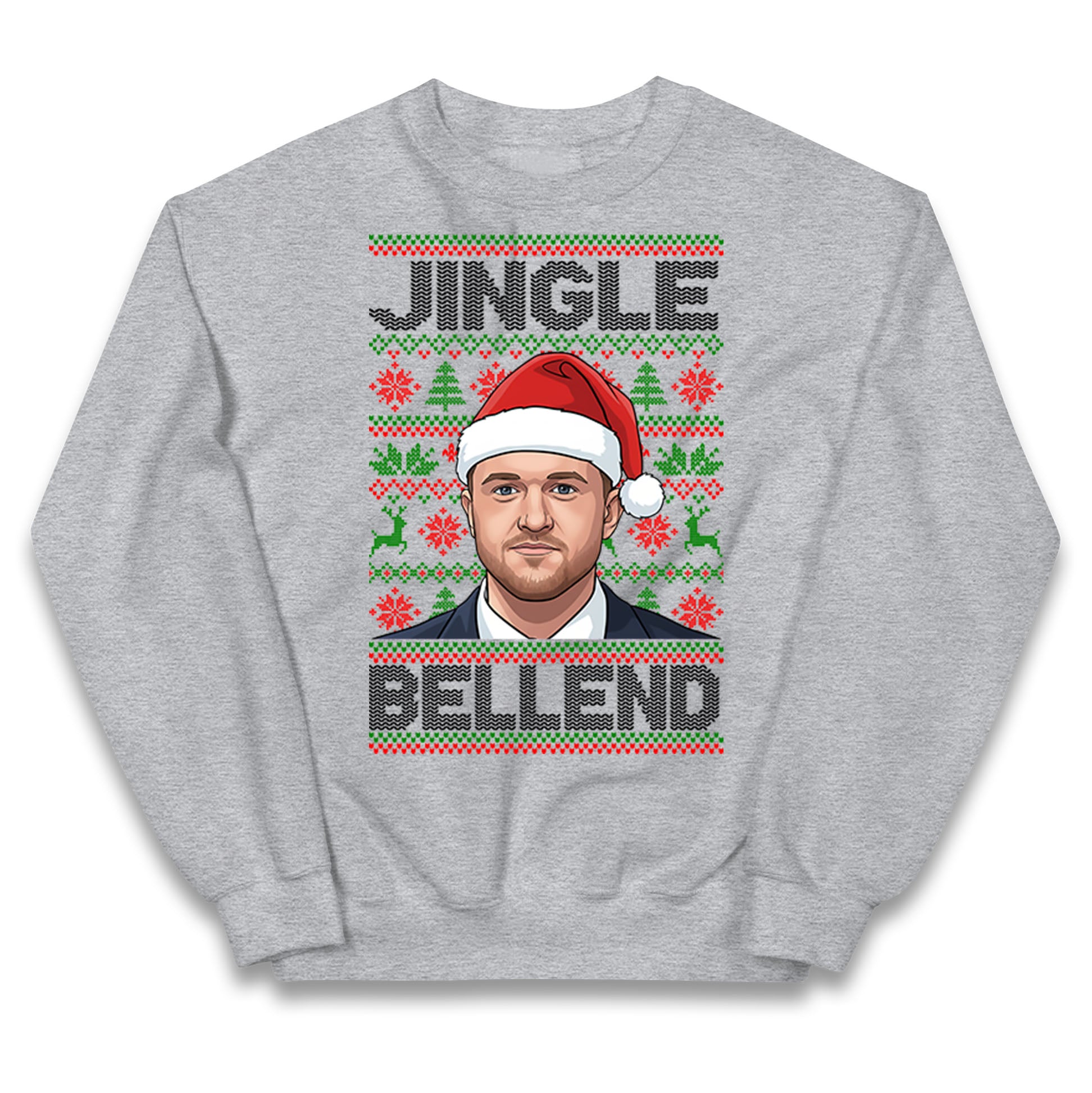Tommy Robinson Jingle Bell Kids Jumper