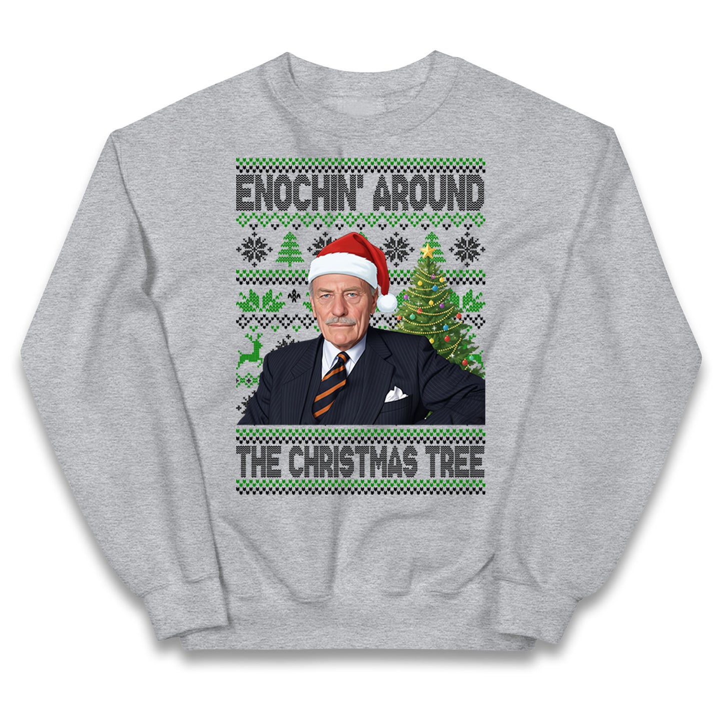 Enoch Powell Enochin Around the Christmas Tree Christmas Kids Jumper