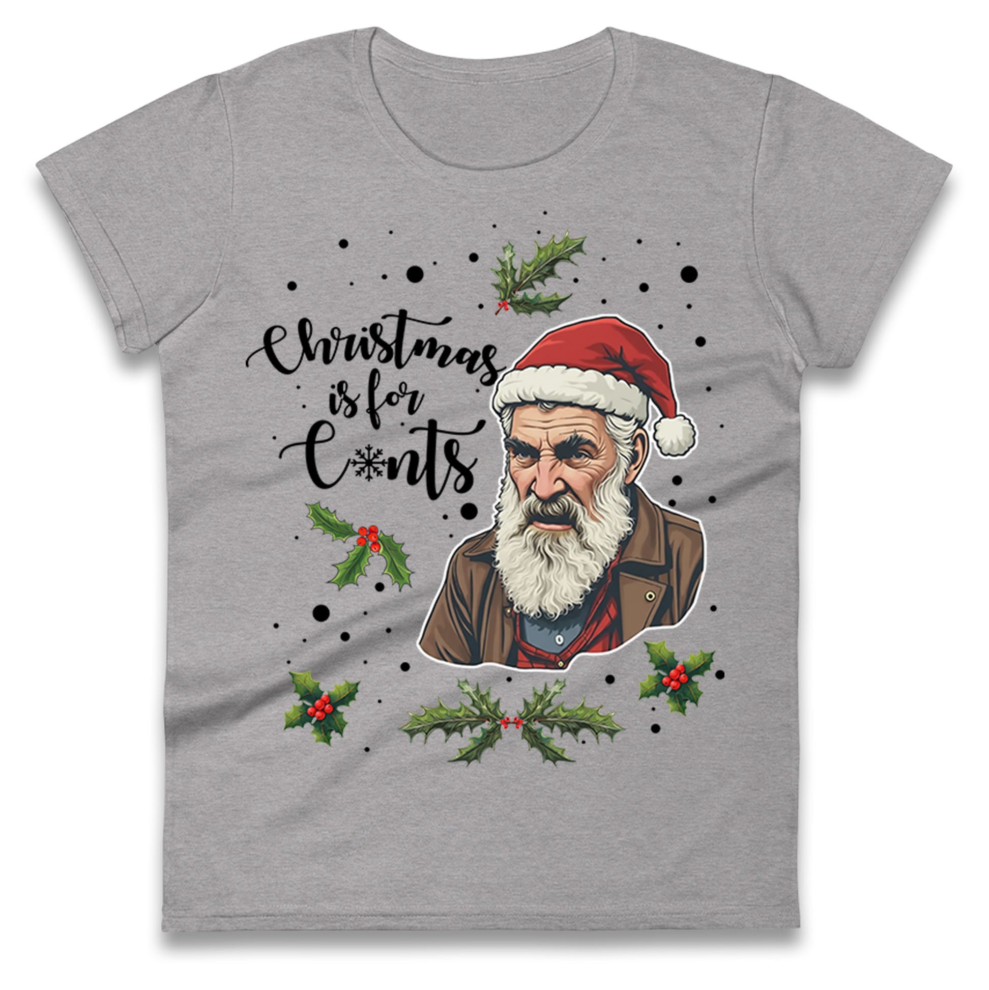 Jim Brassic Christmas Ladies T Shirt