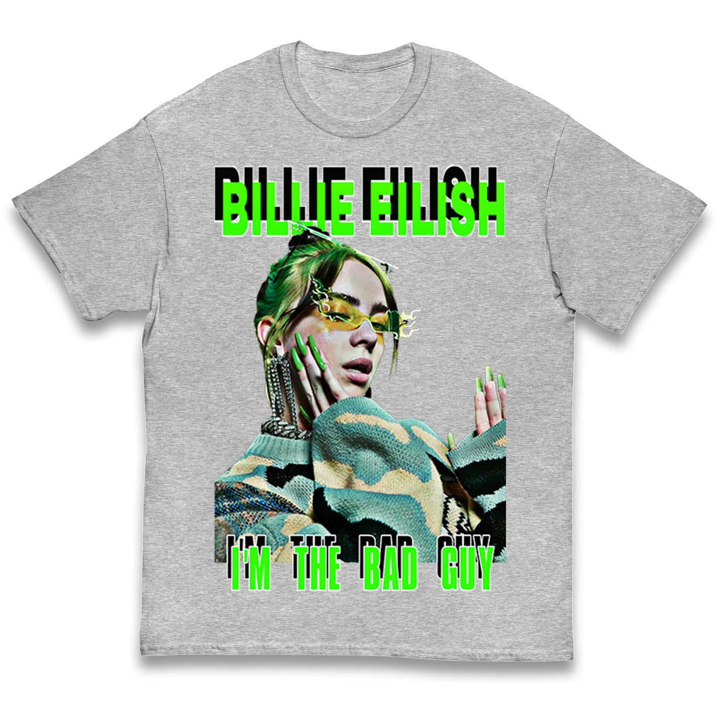 Billie Eilish Singer Kids T Shirt