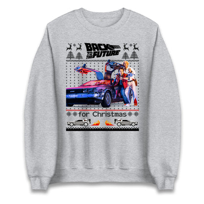 Back To The Future Christmas Jumper