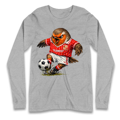 Classic Swindon Town Football Longsleeve T Shirt