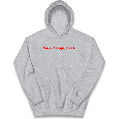 Live Laugh Leah Kids Hoodie