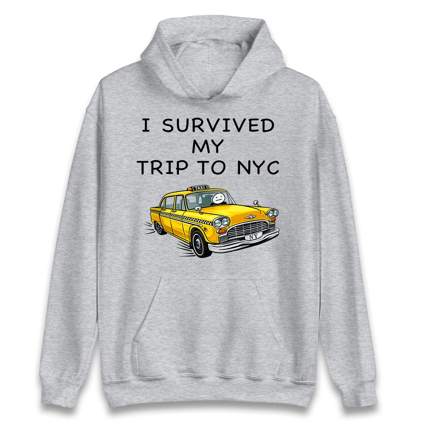 I Survived My Trip To NYC Yellow Taxi Hoodie