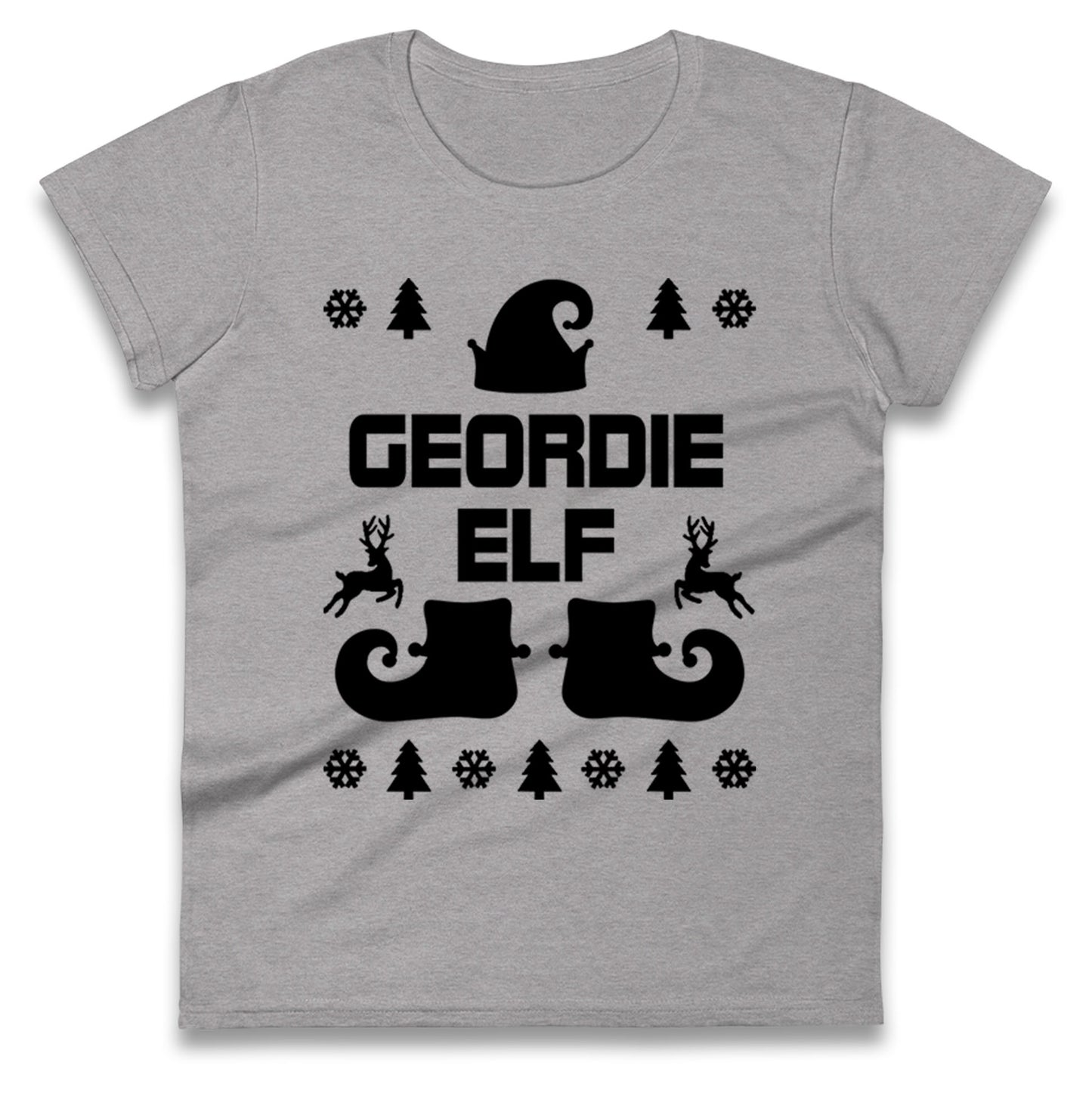 Geordie Christmas Ladies T Shirt
