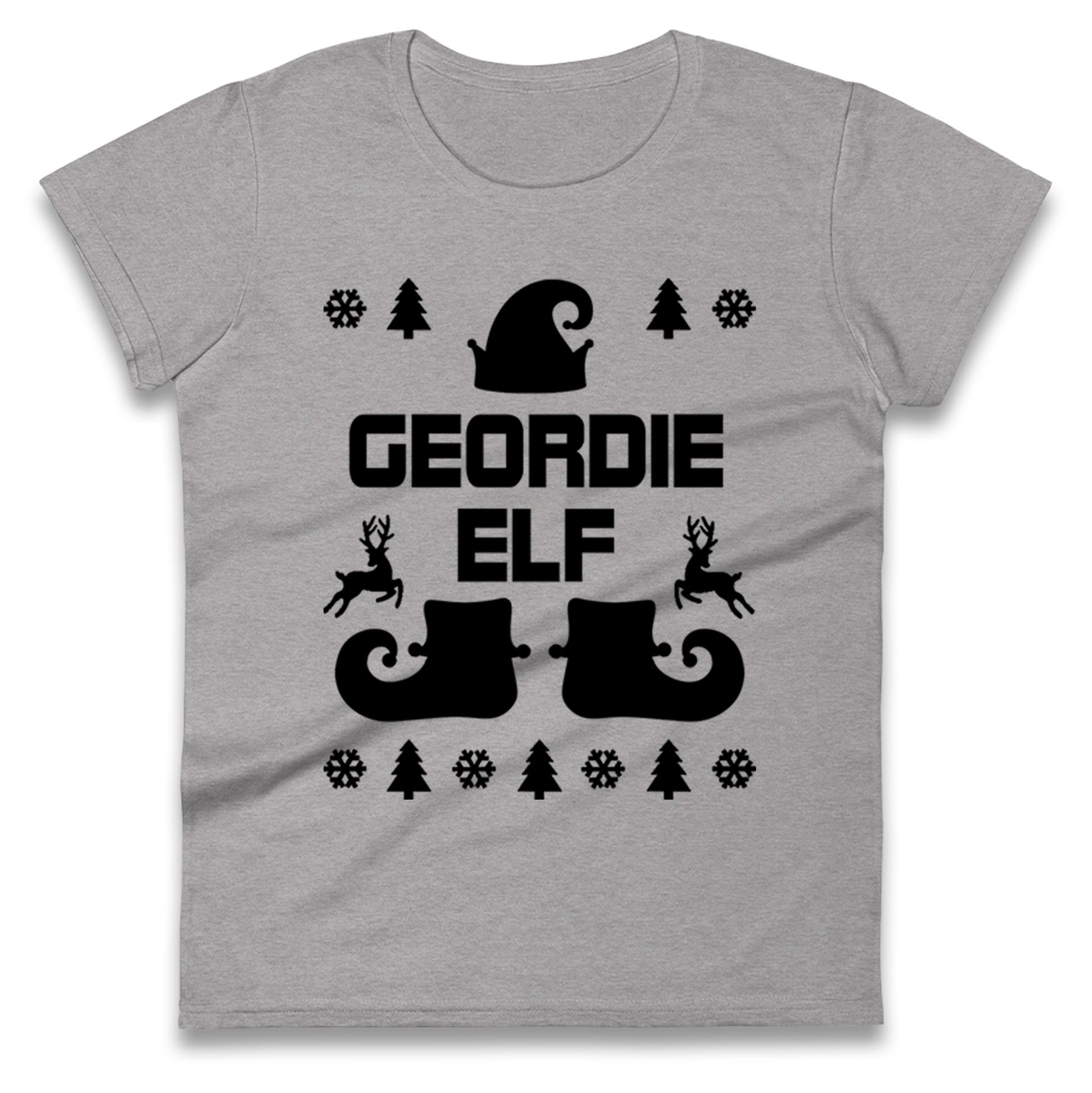 Geordie Christmas Ladies T Shirt