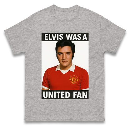Elvis Presley Mnchester United T Shirt